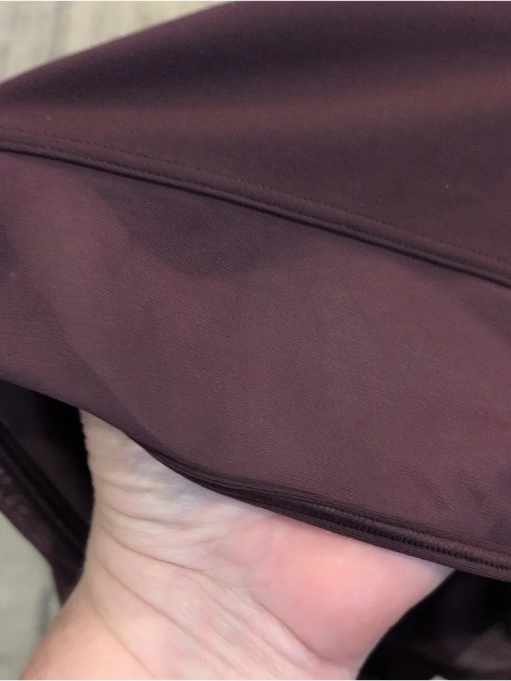 Lululemon Nulu High-Neck Mesh-Hem Tank Top  B/C Cup Goodnight Plum